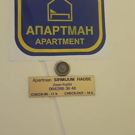Sirmijum Hause Daire Sremska Mitrovica Dış mekan fotoğraf
